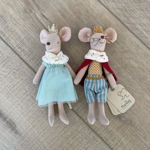 Maileg King & Queen Mouse Set NWT